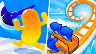 Join Blob Clash 3D | Runner Coaster - Gameplay Walkthrough Max Levels (Part 1)