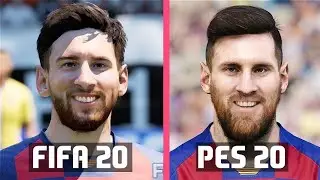 PES 2020 vs FiFA 20 Face Comparison Fc Barcelona - part 2