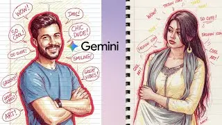 Trending Paper Drawn Effect Editing Using Gemini AI | Malayalam Tutorial | Aesthetic Photo Edit
