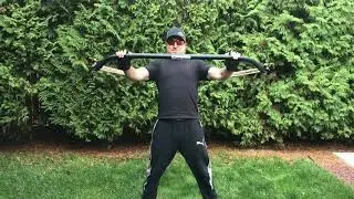 GORILLA BOW HEAVY RESISTANCE BANDS CHEST WORKOUT !