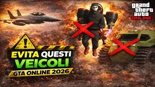 Top 10 PEGGIORI Veicoli Su GTA ONLINE (2026)