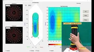 TacLINK for whole-arm tactile sensing (with force calculation)