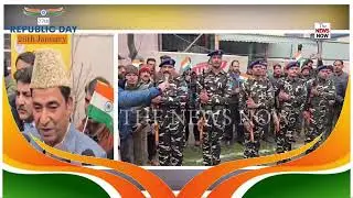 BJP General Secretary hoisted the tricolor and took salute on the occasion of 77th Republic Day