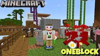 BUILDING CRAZY FARMS IN MINECRAFT ONEBLOCK LIVE 😎 | MINECRAFT LIVE