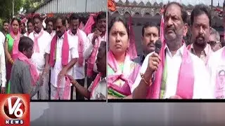 TS Govt Chief Whip Koppula Eshwar Participates In Singareni Election Campaign || V6 News