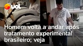 Homem que ficou tetraplégico volta a andar após tratamento experimental da UFRJ com polilaminina
