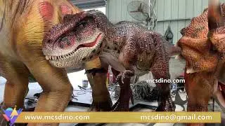 MCST002E-6ft animatronic T Rex made by mcsdino