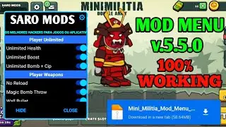 Mini Militia Mod Menu v5.5.0 | Unlimited Health | Unlimited Ammo | - Link In The Comment 👇👇
