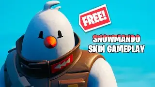 *NEW* SNOWMANDO SKIN GAMEPLAY - FORTNITE FREE CHRISTMAS SKIN (CHAPTER 2 SEASON 5)