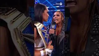 #wwe #royalrumblematch Gina says she is taking the title from April let&rsquo;s see #womenschampionship