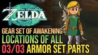 All Awakening Armor Set Parts Zelda Tears of The Kingdom