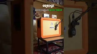 Make your choice. Micro Dark or Micro Terror? #jbmusic #orangeamps #microdark #microterror #ppc112