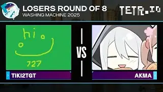 TIKI2TGT vs AKMA - Losers Round of 8 - Washing Machine 2025 - TWC Platinum Qualifier