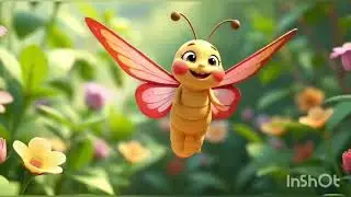 तितली उड़ने लगी #kidsvideo #cartoonfun #aicartoon 