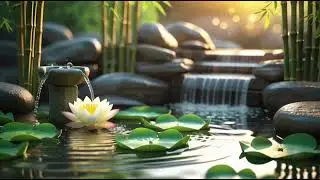 Relaxing Sleep Music 🌿 Water Sounds and Piano Music Relieves Stress, Spa & Massage Music, Deep Sleep