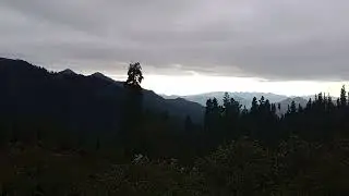 Camping on the Mountain peak 