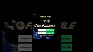 #redeem code. #fc #fcmobilepacks #fifa