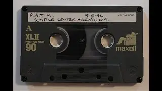 RAGE AGAINST THE MACHINE - LIVE AUDIO RECORDING - 9/08/1996 - SEATTLE CENTER ARENA, SEATTLE, WA