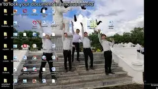 qhia xauv lub Microsoft word part 1 how to lock Microsoft word