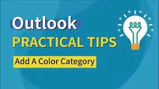 Add a Color Category in Outlook 🎨📧