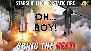 [4K Slow-Mo] Starship Flight 3: Single Raptor & Super Heavy&rsquo;s 33 Raptors Roar