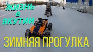 Радиоуправляемая машина x maxx тянет ребёнка, traxxas, rccar