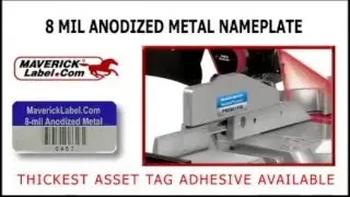 8-mil Anodized Metal Asset Tags Video
