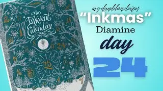 Diamine Teal Inkvent: Day 24  | #inkmas2025