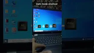 Dark mode shortcut | black screen | night mode