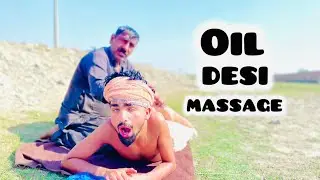 Bengali Baba Deep Back & Waist Massage | Traditional Indian Desi Oil Massage ASMR Relaxation