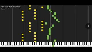 Vs Corazon/Clockwork arboretum boss, piano tutorial, Freedom planet 2