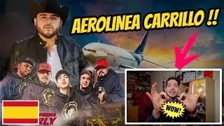 ESPAÑOL REACCIONA A AEROLINEA CARRILLO (T3R Elemento Ft Gerardo Ortiz) | JON SINACHE