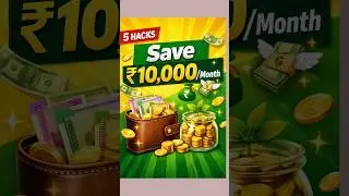 Save ₹10,000 Every Month 💸 | 5 Smart Money Hacks