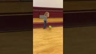 Kindergarten Basketball Dribbling