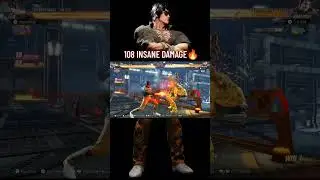 108 DAMAGE EASY COMBO #tekkencombo #tekkenindonesia #tekken8 #tekken8law #gaming