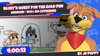 Bluey's Quest for the Gold Pen - Android 100% No Cutscenes in 4:00:12