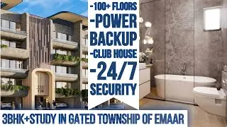 Best 3BHK Gated Low Rise Township on Golf Course Extension Sector 62 Near DLF Arbour and Emaar Oasis