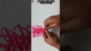 #shorts | Plastic Wire Flower Stand Home Decoration #plasticwirecraft  #homedecor