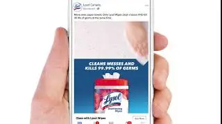 Lysol Wipes : Social Media Video Ad (Break Frame)