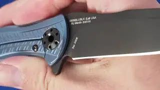 Нож Zero Tolerance 0609BLUBLK First 8 RJ Martin USA