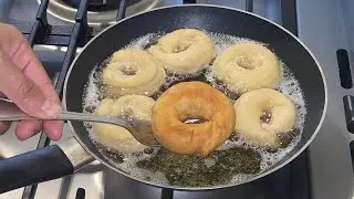 Des beignets sans temps de repos sans levure boulangère