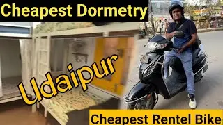 Cheapest Room & Bike Rental in Udaipur | Budget Travel Guide 2025 | Udaipur Series Vlog-2