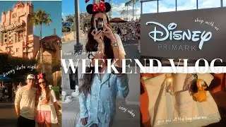 DISNEY WEEKEND IN MY LIFE VLOG❤️ our new fujifilm camera, date night as locals, shopping at primark