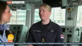 Laura Tobin Talks to Female Officer About Women in the Royal Navy | Good Morning Britain