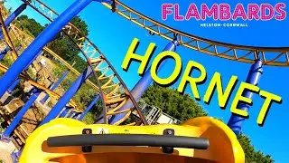 Hornet Front Row On Ride POV - Flambards Theme Park