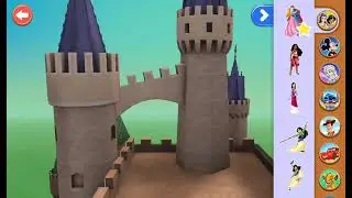 Disney Coloring World-Color & Play game for kids-Gameplay Walkthrough part-8(iOS,Artem) #Disney