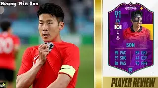 FIFA 23 ПУТЬ К ЧЕМПИОНАТУ МИРА ОБЗОР ИГРОК ХЫН МИН СОН | 91 RTTW ОБЗОР ИГРОК ХЫН МИН СОН