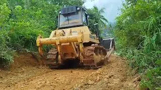 Road expound bulldozer work Equipment & Operator Channel 