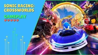 SONIC RACING: CROSSWORLDS OPEN NETWORK TEST GAMEPLAY WITH JOKER PERSONA 5 PS5