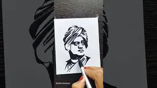 swamy vivekananda outline drawing✍️vivekananda drawing #ytshorts #drawing #viral #art